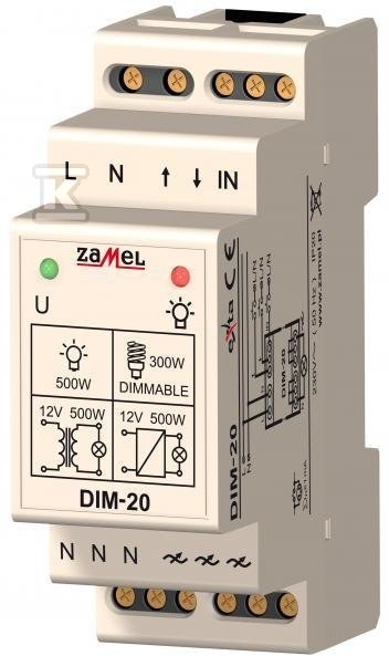 Ściemniacz 230V AC 40-500W Typ: DIM-20 - EXT10000022