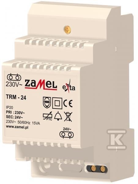 Transzformátor 230/24V AC 15VA TÍPUS: - EXT10000137