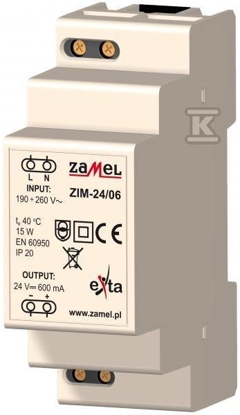 Zasilacz impulsowy 24V DC 0,6A TYP: - EXT10000163