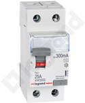 Residual current circuit breaker P302 2P 25A 300MA TYP AC TX3