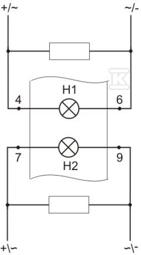 Indicator sursă LK-714 10÷30V Indicator - LK-714-10-30V