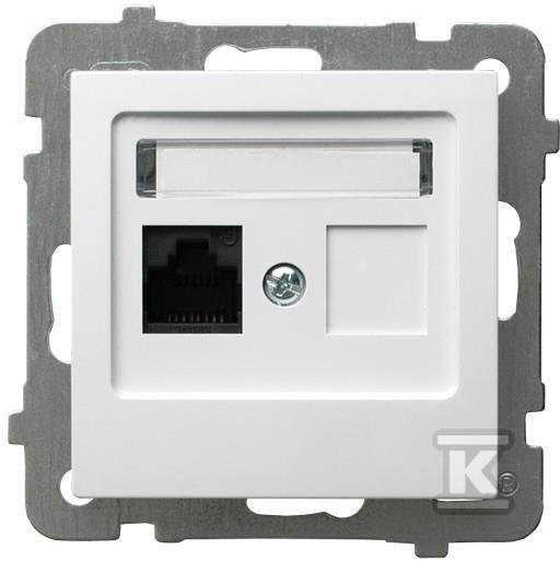 Single computer socket, cat.5e MMC, - GPK-1G/K/M/00