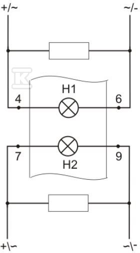 Indicator luminos alimentare LK-714 - LK-714-5-10V