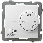 Temperature regulator with outdoor sensor, white, AS