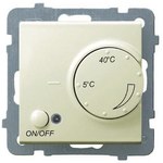 Temperature controller with an outdoor sensor, ecru, AS