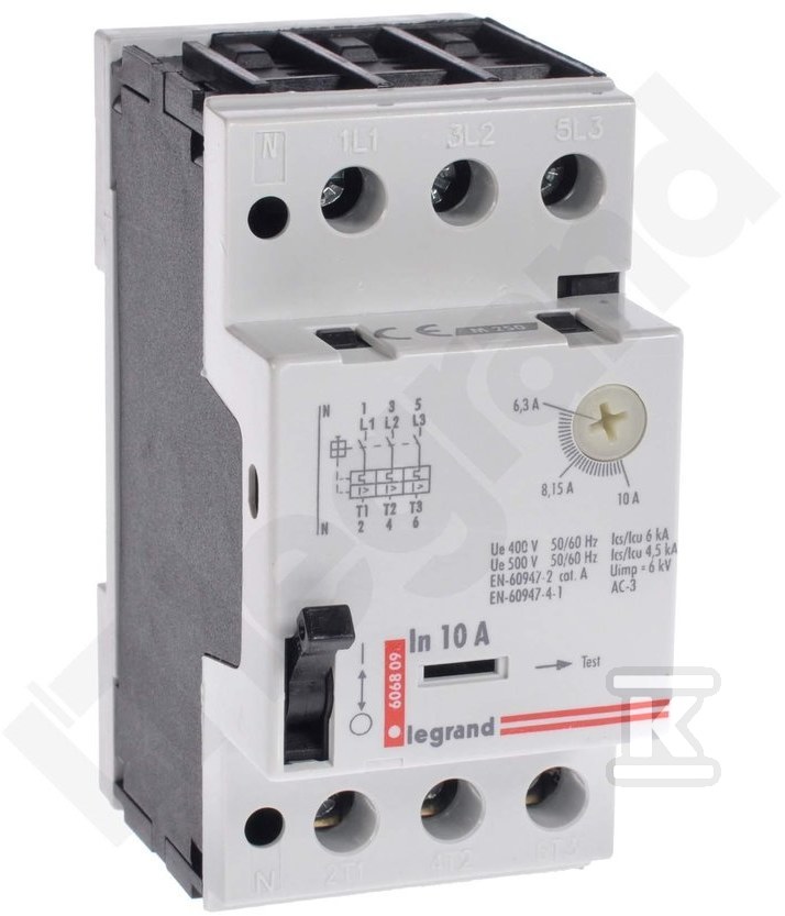 Motor circuit breaker with thermal and - 606809