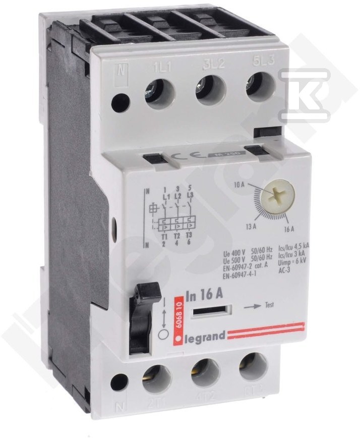 Motor circuit breaker with thermal and - 606810