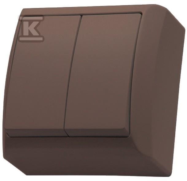 Перемикач для штор, N/T IP20, бронза - ŁN-7B/24