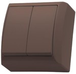 Перемикач для штор, N/T IP20, бронза BIS