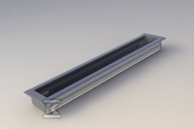 Profil LED Podtynkowy A, długość 100cm, - 5908293912145