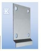 Water drainage plate for an anchor with - 835055