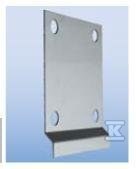 Water drainage plate for the anchor - 835048