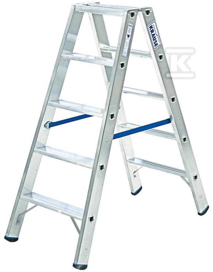 STABILO two-sided ladder with steps, - 124722