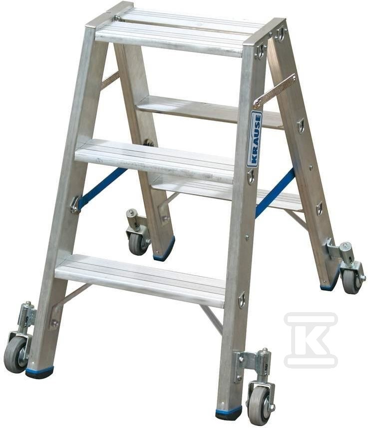 STABILO ladder with steps, double-sided - 124814