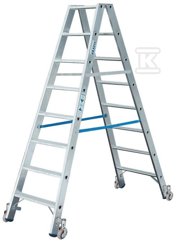 STABILO ladder with steps, double-sided - 124869