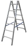 STABILO ladder with rungs, double-sided, 2x6 rungs