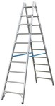 STABILO ladder with rungs, double-sided, 2x10 rungs