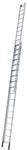 STABILO two-section sliding ladder with 2x18 rungs