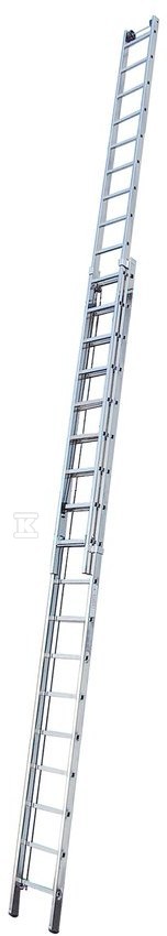 STABILO two-part sliding ladder with - 800718