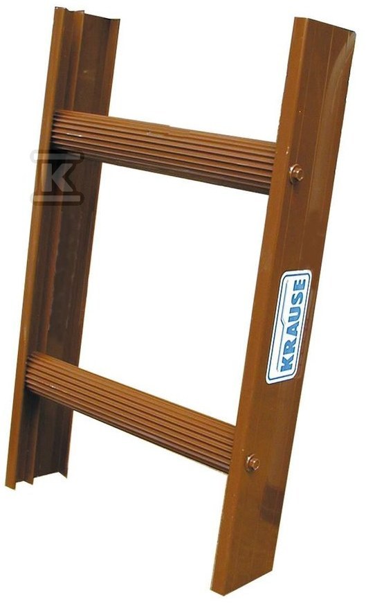 Brown aluminum chimney ladder, 7 rungs - 804730