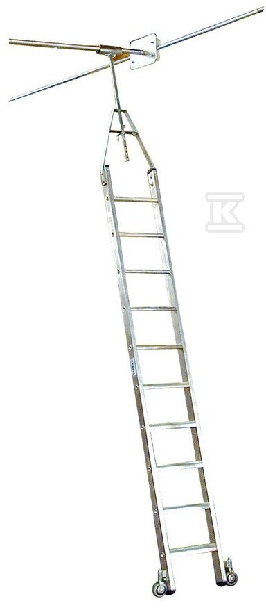 Rack ladder with steps, double-sided - 819437