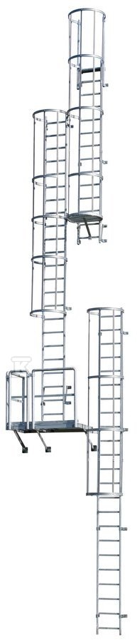 Fixed ladder acc. To DIN 18799-1, - 836021P