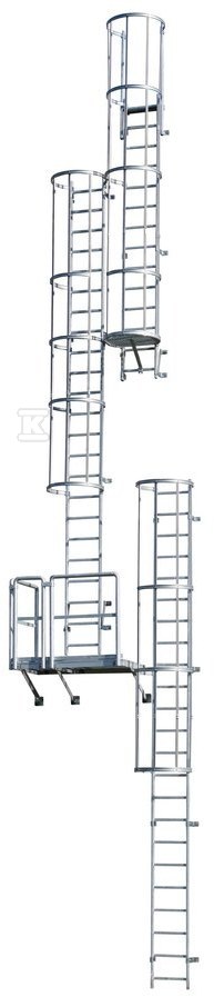 Fixed ladder acc. To DIN 18799-1, - 836045P