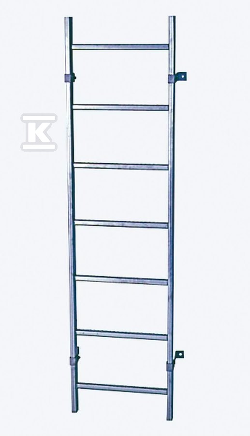 Shaft ladder, galvanized steel, 15 - 816023