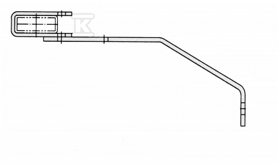 Adjustable wall anchor, 200 - 250 mm, - 816320