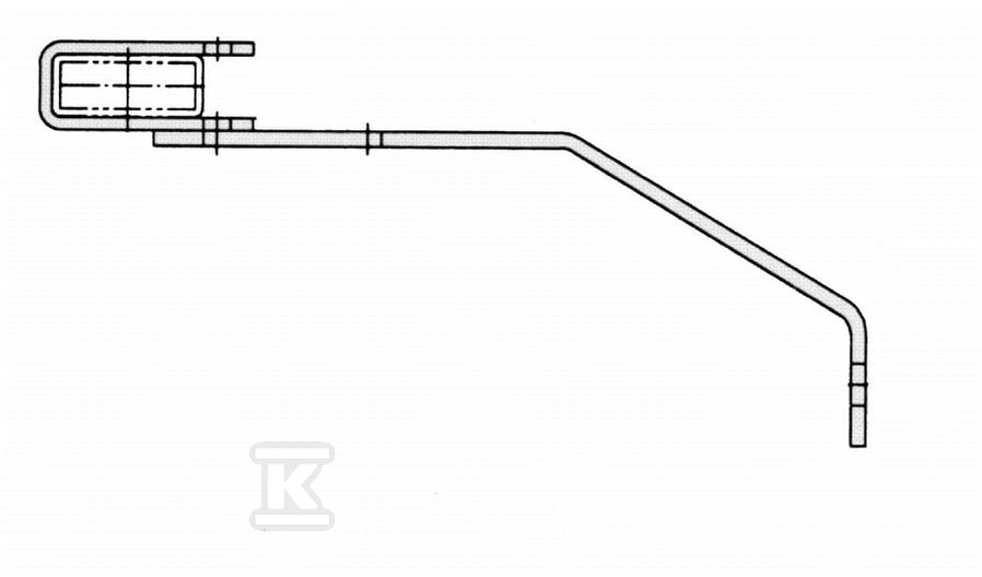 Adjustable wall anchor, 150-200 mm, - 816368