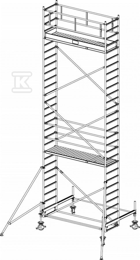 Риштування - STABILO 100, 2,0 х 0,75 м, - 773050P