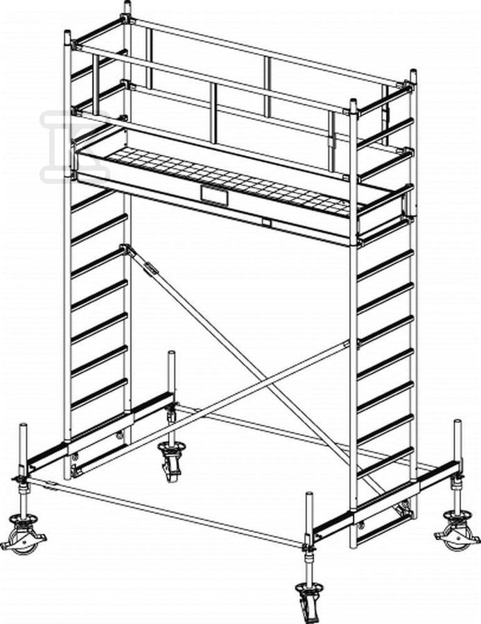 Rusztowanie STABILO 100 2,5 x 0,75m - 774019P