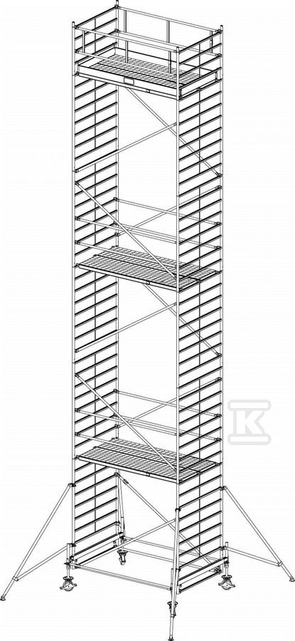 Rusztowanie STABILO 500 2,0 x 1,50m - 783097P