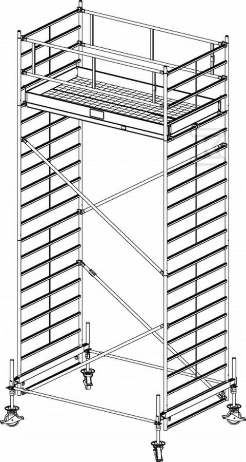 Rusztowanie STABILO 500 2,5 x 1,50m - 784032P
