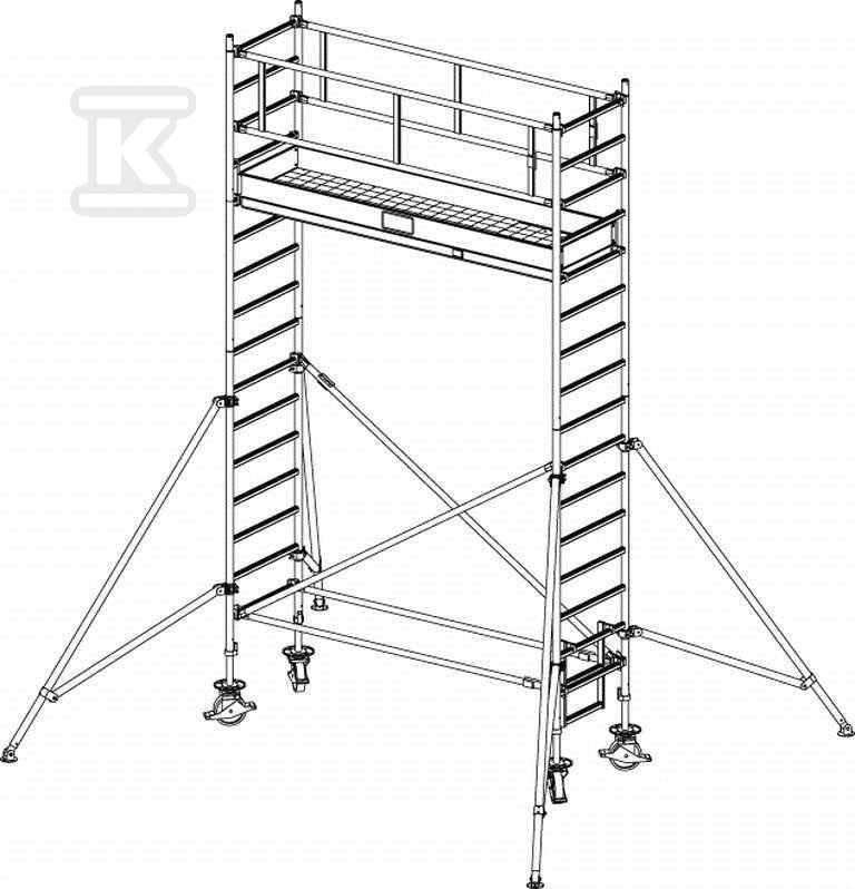Rusztowanie STABILO 1000 2,0 x 0,75m - 776020P