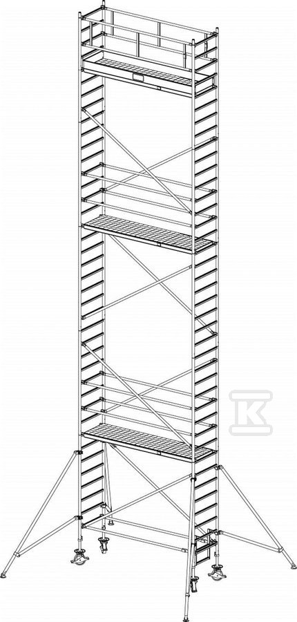 Rusztowanie STABILO 1000 2,0 x 0,75m - 776082P