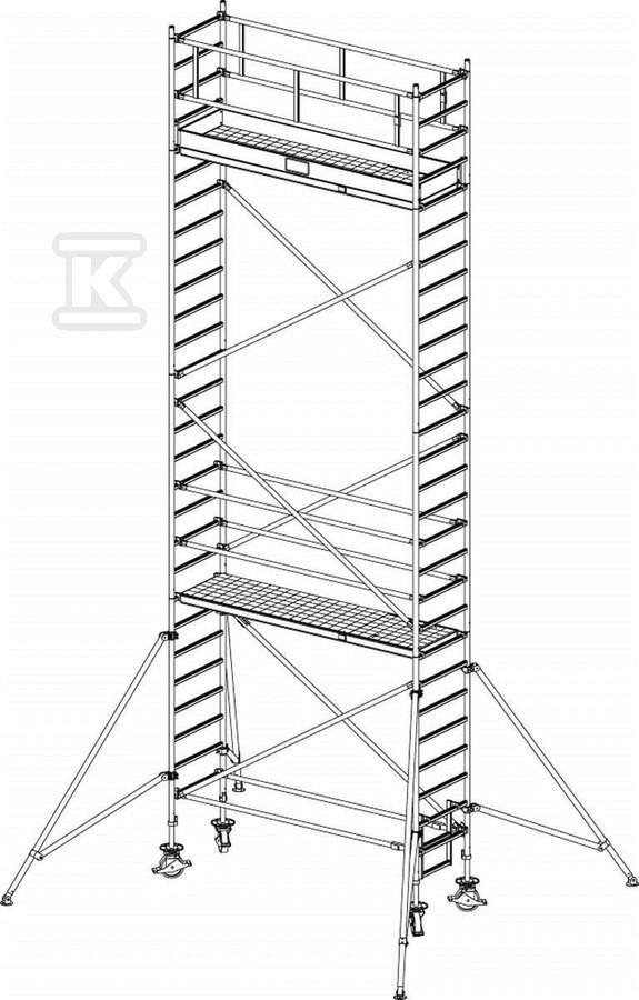 Rusztowanie STABILO 1000 2,5 x 0,75m - 777058P