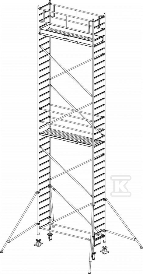 Rusztowanie STABILO 1000 2,5 x 0,75m - 777072P
