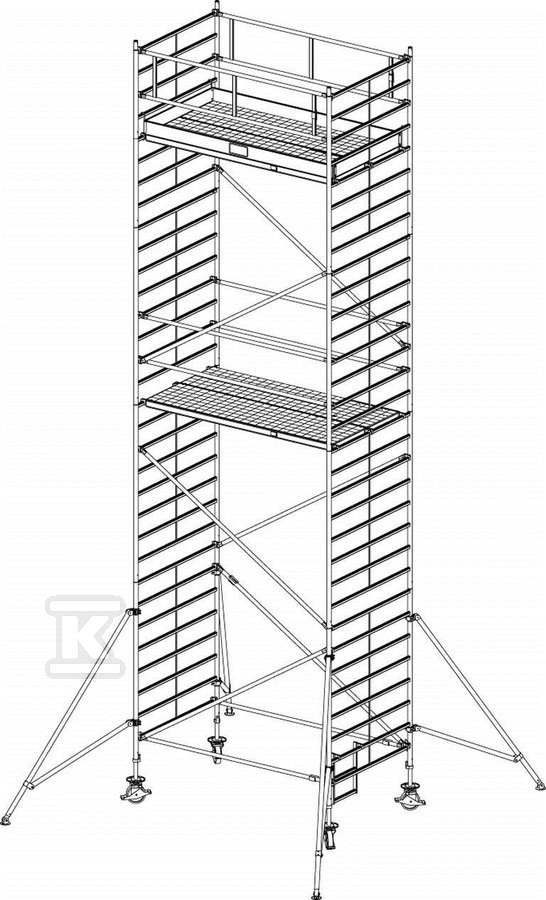 Rusztowanie STABILO 5000 2,5 x 1,50m - 787064P