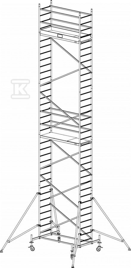 Rusztowanie PROTEC 2,0 x 0,70m wysokość - 940179P