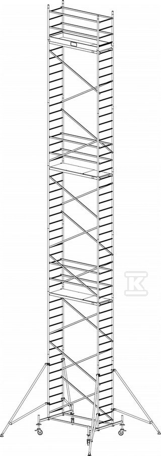Rusztowanie PROTEC 2,0 x 0,70m wysokość - 940216P
