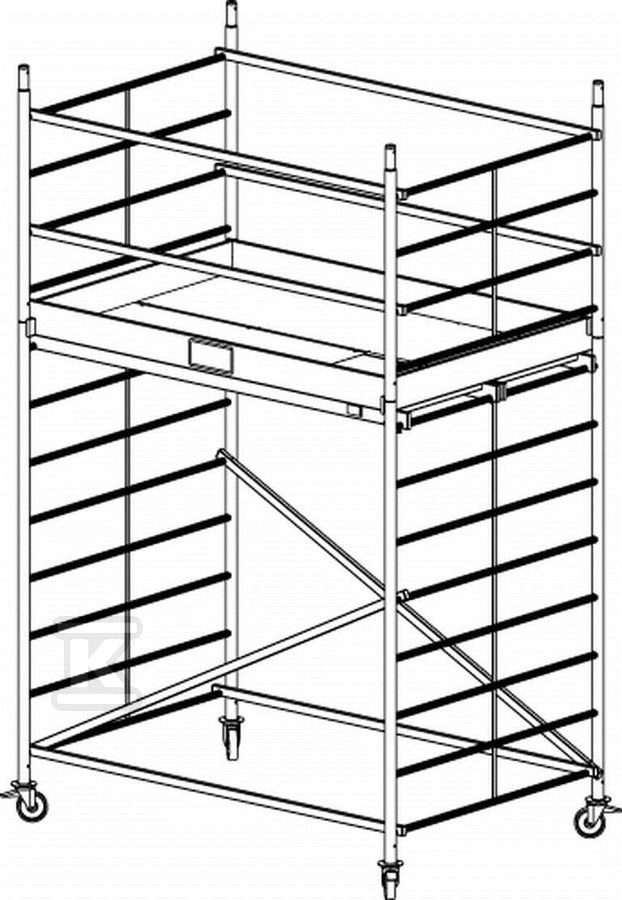 Риштування - PROTEC XXL 2,0 х 1,35 м, - 945105P