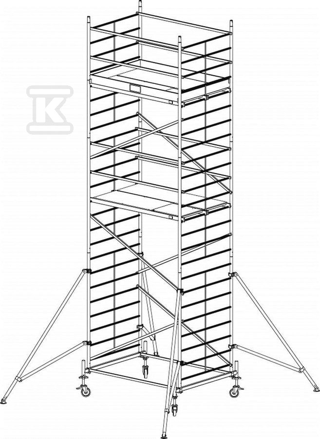 Rusztowanie PROTEC XXL 2,0 x 1,35m - 945143P