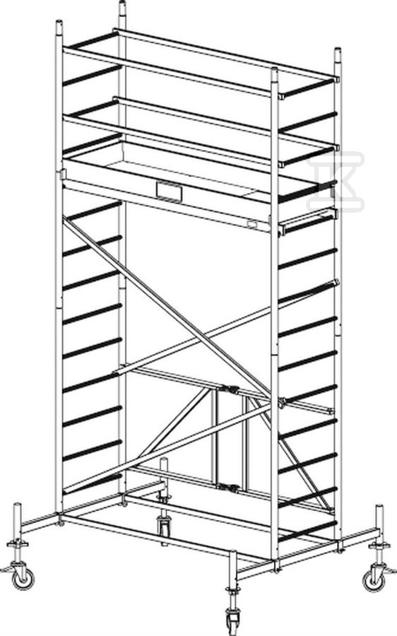 Rusztowanie PROTEC XS 2,0 x 0,70m - 942128P