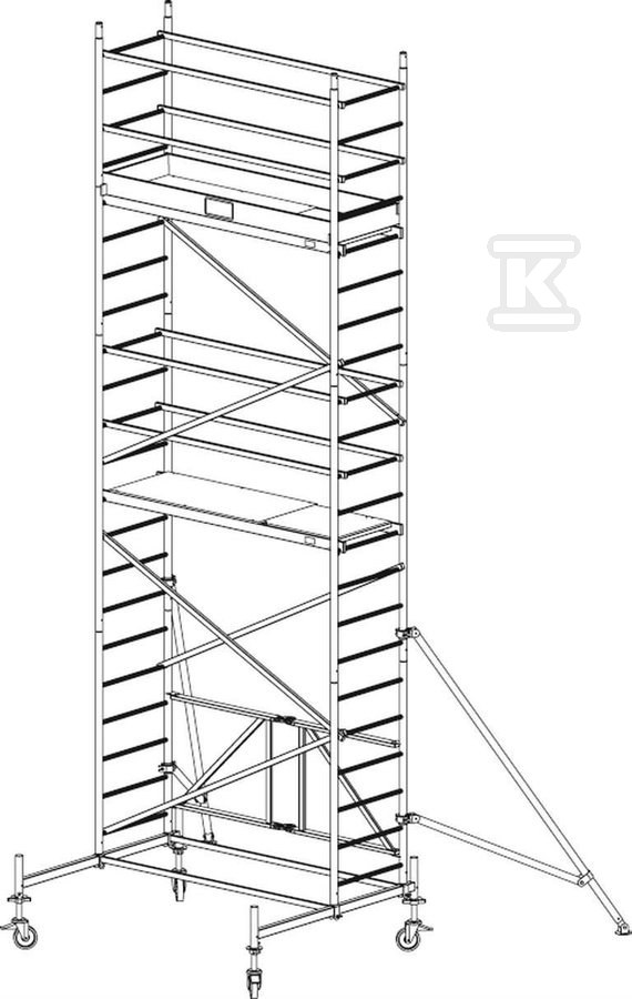 Rusztowanie PROTEC XS 2,0 x 0,70m - 942142P