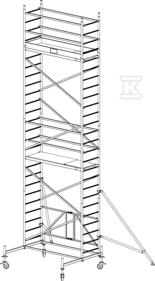 Rusztowanie PROTEC XS 2,0 x 0,70m - 942159P