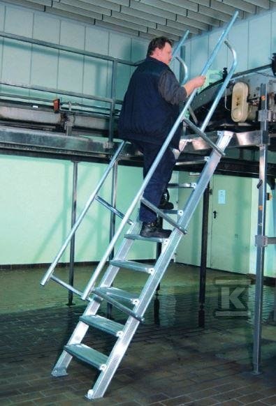 Сходи - 7 ступенів з алюмінію, ширина - 822567