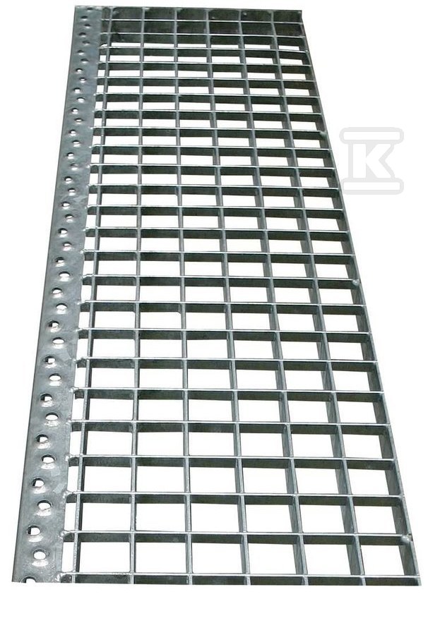 Steel grating steps for stairs with a - 823908