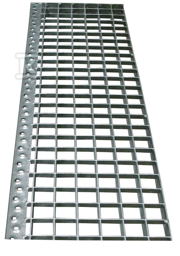 Steel grating steps for stairs with a - 823922