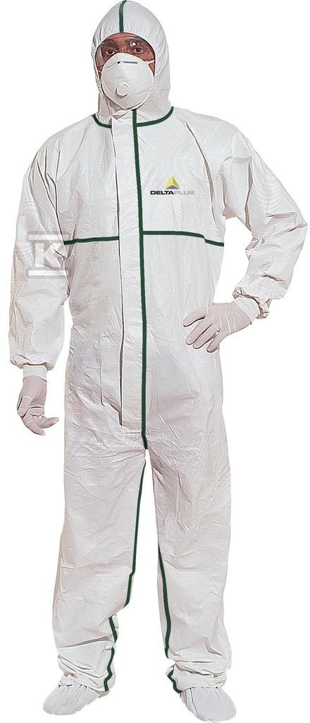 Hooded coverall in Deltatek 5000 fleece - DT119XG